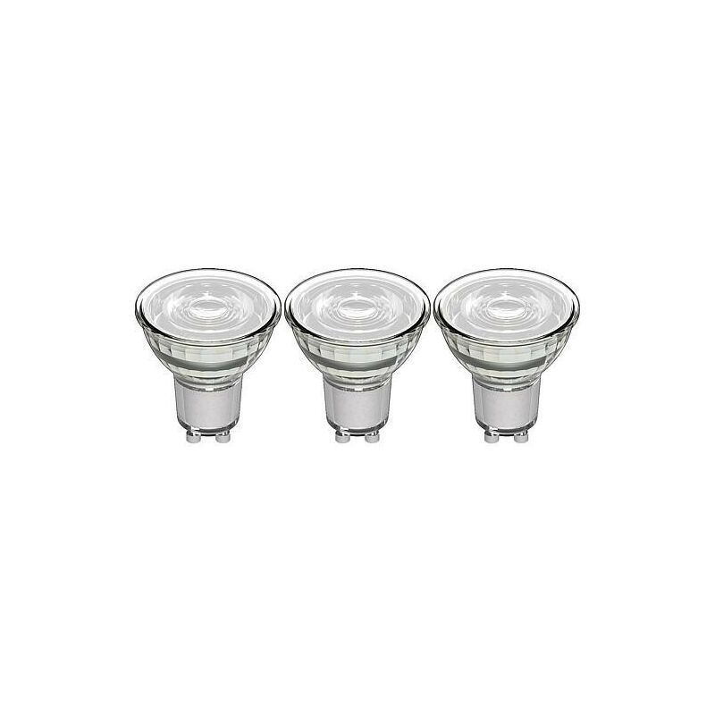 LED SMD Bulb - Spot MR16 GU10 4W 345lm 4000K Clear 36° - 3-pack