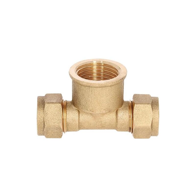 Raccord En T Acier Inox 304 – Filetage BSP Mâle/mâle/femelle, DN15 (1/2"), DN20 (3/4"), DN25 (1") - 3