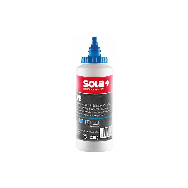 Craie pour cordeau-traceur Sola bleu, 230g