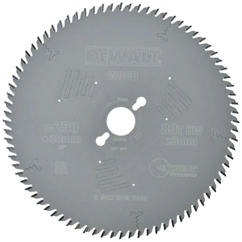 Irwin IRW1897197 184 X 30 Mm, 24 Dents Lame De Scie Circulaire Avec Denture Atb Tailles De Broyage La 24363085