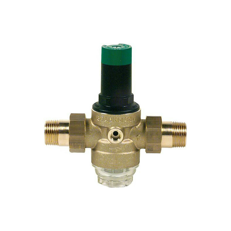 Réducteur De Pression D'eau Laiton 1/2" - Réglable 1,5 à 6 Bar - Avec Manomètre Et Filtre - 8