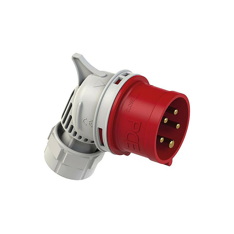 CEE Prise coudée Twist 400V/32A IP44, bornes à vis