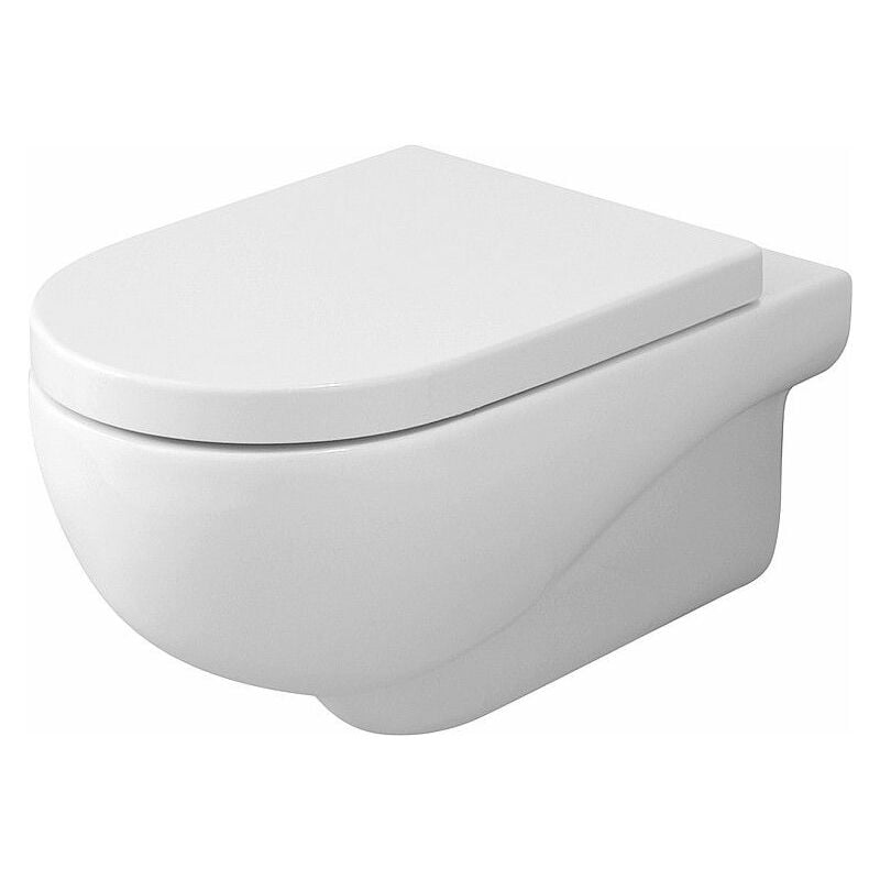 Sogood WC suspendu blanc cuvette céramique toilette abattant