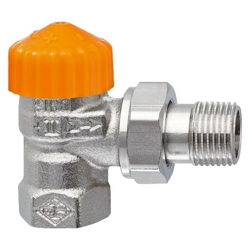 Corps de robinet thermostatique IMI Heimeier ECLIPSE, DN15 (1/2") Forme équerre