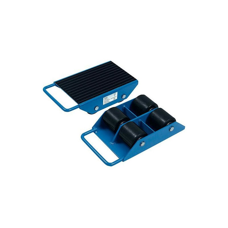 Rouleurs pour charges lourdes 6944 Fetra Capacité 3000 kg, plaque de charge 330x220 mm