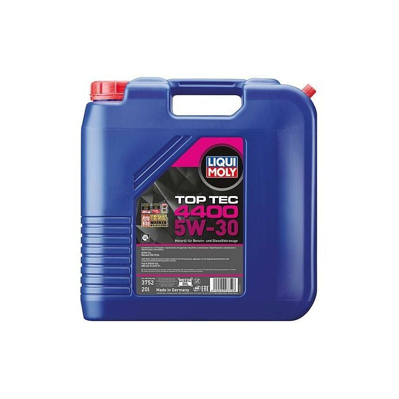 Huile moteur LIQUI MOLY Top Tec 4400 5W-30 bidon 20l