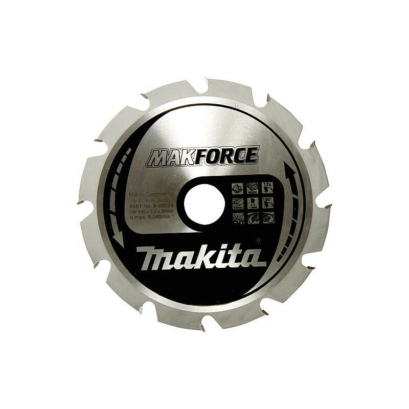 Makita Spezial-Schleifscheibe 190 X 30 Mm Z44 (B-54449) – Für Metall, Robust Und Langlebig