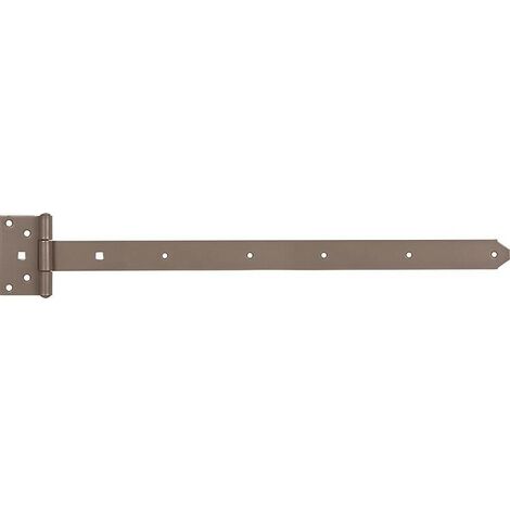 Penture anglaise DURAVIS® 591/59 x 103 mm, matériau : Acier, bleu zingué, surface : beige nacré RAL 1035 (1/3)