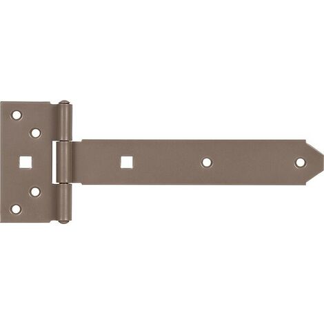 Penture anglaise DURAVIS® 192/45 x 90 mm, matériau : Acier, bleu zingué, surface : beige nacré RAL 1035 (1/3)