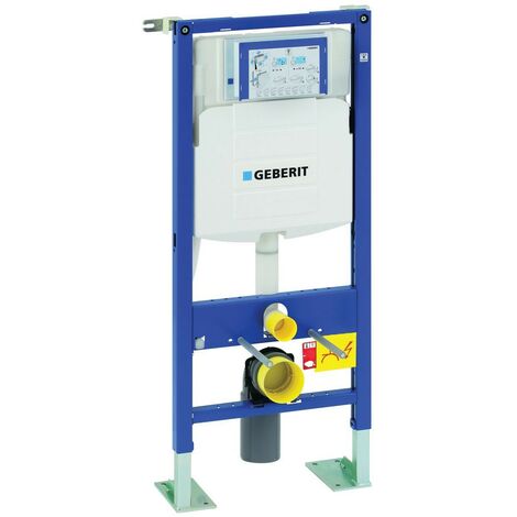 Geberit – Bâti-support WC autoportant 112 cm – Largeur 50 cm – Acier galvanisé – Capacité de chasse 3/6 L – Installation facile dans cloison légère