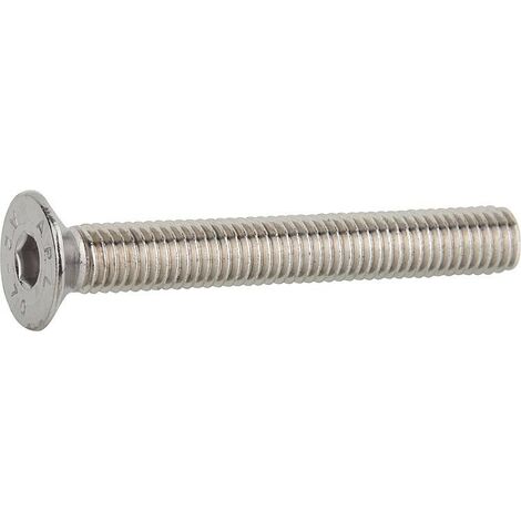 Vis métaux tête fraisée six pans et VG ISO 10642 A2-070 M 6X22 UE: 200 (1/2)