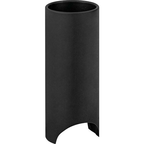 Banyo – Cache tuyau laiton noir 60mm – Ø intérieur 21mm – Convient vanne équerre série Linea – Coffrage design