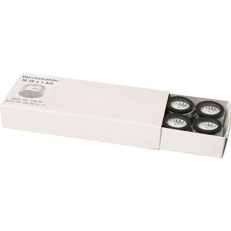 Regulateur jet doux basse pression mâle M28 1 avec joint caoutchouc sans couronne emballage 10 pcs (1/2)