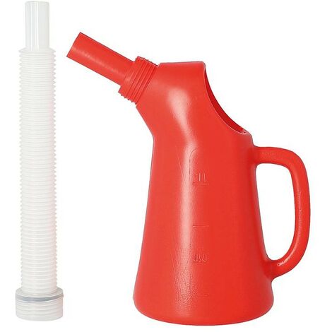 Gobelet gradue en polyethylene 3000 ml avec ecoulement flexible (1/3)