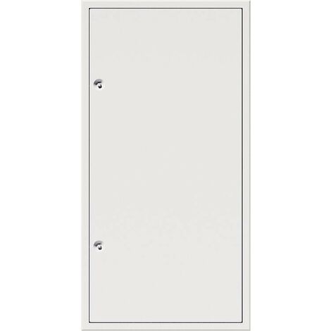 Porte de révision blanche 600x800 mm – Tôle d'acier galvanisée – Fermeture carrée – Installation murale ou plafond – Upmann