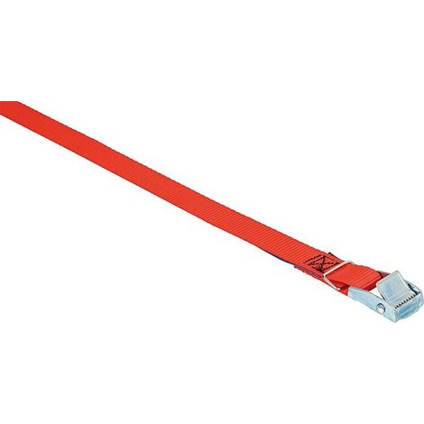 Sangle d'arrimage à pince de ceinture, monobloc Cambuckle 25mm 500 kg 5,0m (1/4)