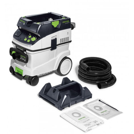 Festool – Aspirateur professionnel CTM 36 E AC-PLANEX CLEANTEC – 36L cuve – Décolmatage automatique AUTOCLEAN – Pour ponceuses à bras PLANEX (1/10)