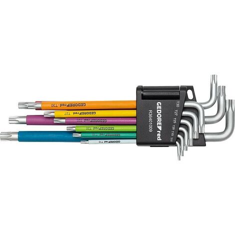 Jeu de 8 clés mâles coudées Torx® en étui 89.JP8AL | Mabéo Industries