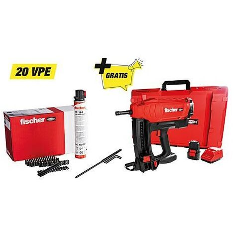 Kit promotionnel Fischer : Pack de clous DFNH 22 + kit cloueur sans fil Fischer GRATUIT - FGC 100 (80 221 66)