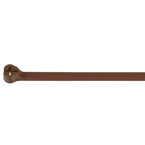Serre-câbles Ty-Rap TY525M-1-PDT, détectable, 178x4,8 mm, couleur : marron (1/2)