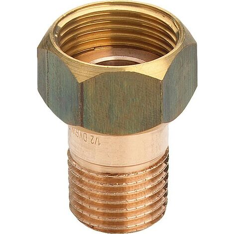 Demi-raccord en bronze type 3335 à joint plat DN40 (1 1/2") x 1 3/4" (1/2)