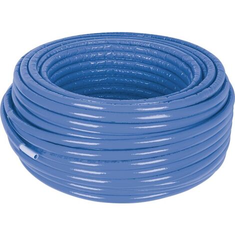 Wls040 Uni Pipe PLUS Uponor blanc pré-isolé S4 WLS 040, Ø16mm x 2,0mm, bleu ...