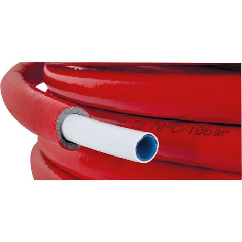 Wls040 Uni Pipe PLUS Uponor blanc pré-isolé S4 WLS 040, Ø16mm x 2,0mm, bleu ...