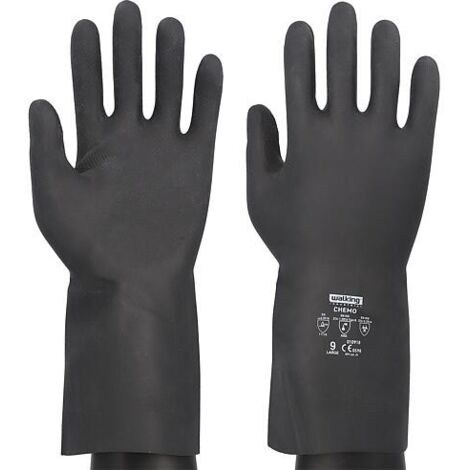 Gant latex CHEMO, noir (1/4)