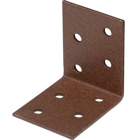 Raccord coudé DURAVIS® 50 x 50 x 40 mm, matériau : Acier, galvanisé sendzimir, surface : brun rouille (1/3)