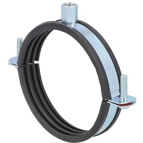 Collier de ventilation M8/M10, galvanisé Ø-tuyau NW 250 (1/2)