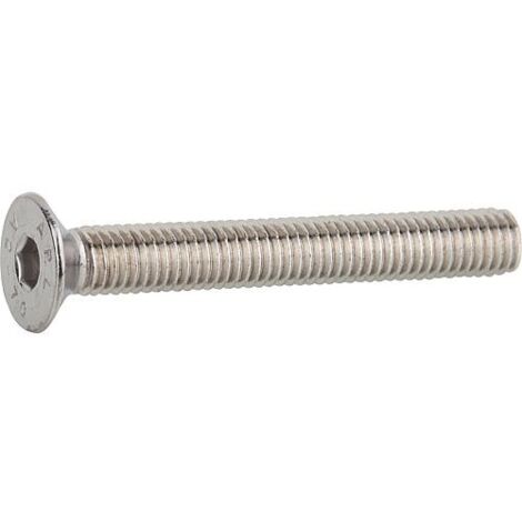 Vis tête fraisée six pans creux, inox A4 (1/3)