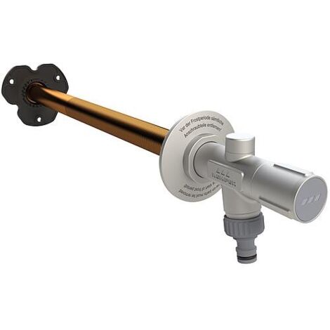 Kemper – Robinet extérieur antigel bronze DN15 (1/2') – Poignée de commande – Épaisseur de paroi 150-415mm – Débit élevé 40 l/min