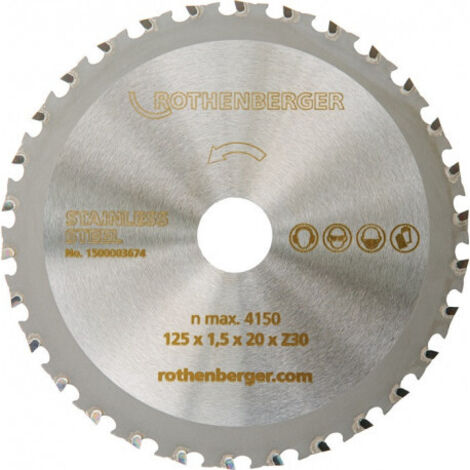 Rothenberger DURACUT X-acier inoxydable lame de scie PIPECUT mini (1/2)