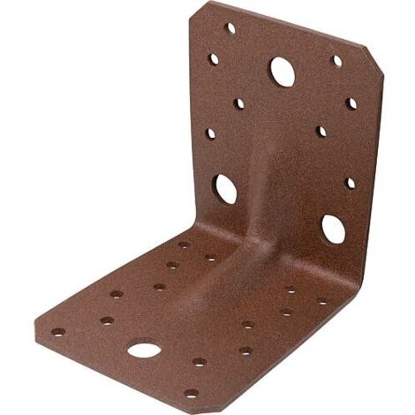 Raccord coudé pour charges lourdes 105 x 105 x 90 mm, avec moulure DURAVIS®, matériau : Acier, galvanisé sendzimir, surface : (1/2)