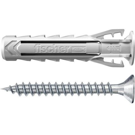 Cheville nylon collerette SX6 S/10-50/bte (Par 50)