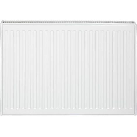 Radiateur profilé PLATTELLA V6 L raccordement standard 6-raccords, Type 21/900/1200, couleur blanc RAL 9016 (1/5)