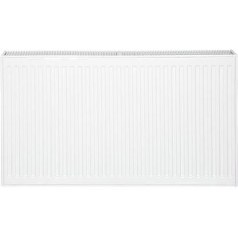 Radiateur profilé PLATTELLA V6 C raccordement central 6-raccords, Type 22/900/500, couleur blanc RAL 9016 (1/5)