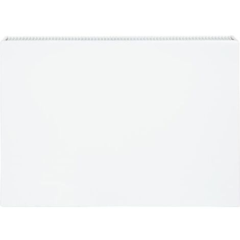 Radiateur plan LINEAR V6 L raccordement standard 6-raccords, Type 21/400/500, couleur blanc RAL 9016