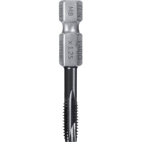 Taraud Fein, M8 x 1,25 mm, avec queue d’embout VARIO (1/4)