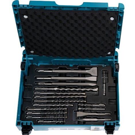 Kit De Forets à Percussion Makita D-42444 – SDS-Plus, 17 Pièces, Robuste Et Durable