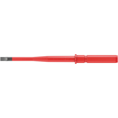 Embout WERA forme dure VDE compact, protection isolation integrée, 1,0x5,5x154mm