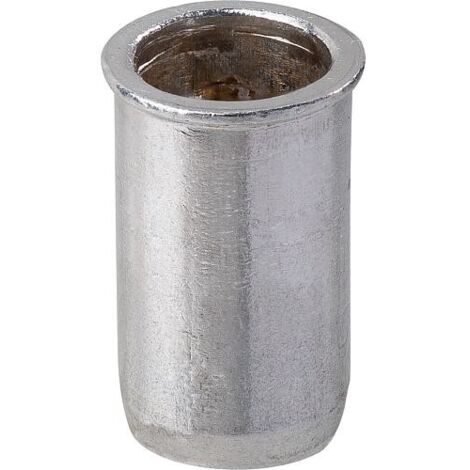 Ecrous à sertir aveugle Alu tête petite M 4 x 6 x 12 UE 500 (1/2)