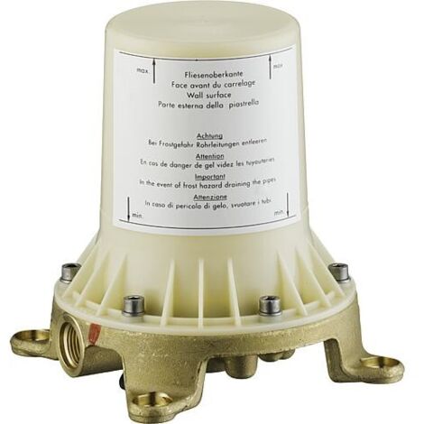 Kit de base Hansgrohe pour mélangeur de baignoire à deux poignées Axor et mitigeur de baignoire pour montage au sol (1/2)