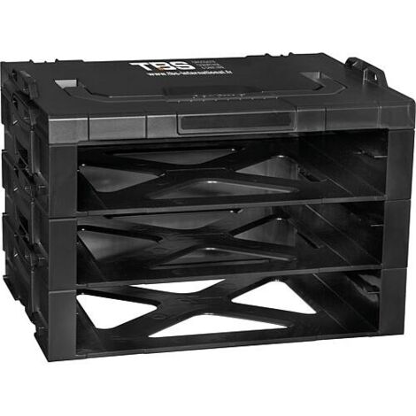 TBS France i-BOXX Rack 3 compartiments noir/gris, vide (1/4)