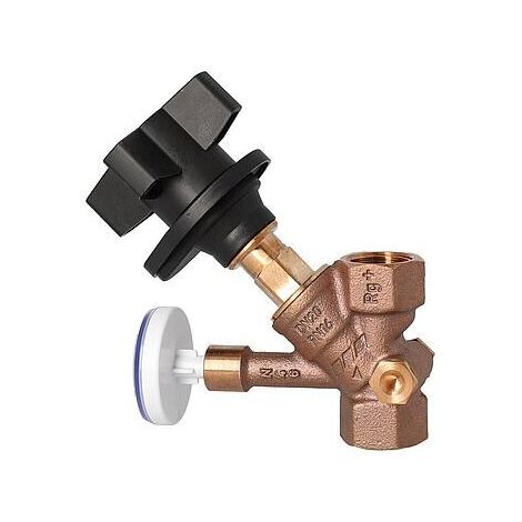 Vanne de régulation de circulation Multi-Fix-Plus, avec bouchon de vidange, DN20 (3/4"), femelle (1/3)