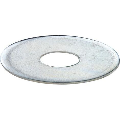 Rondelle plate modèle R, galvanisée (1/3)