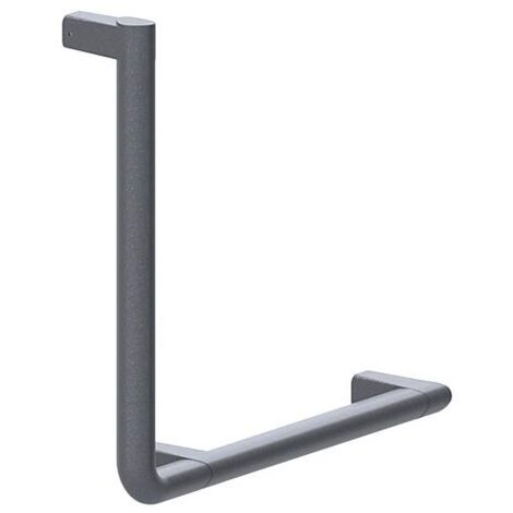 Poignée coudée Série Cavere en aluminium, anthracite métallisé 95, 400x400 mm, 90°, version gauche (1/2)