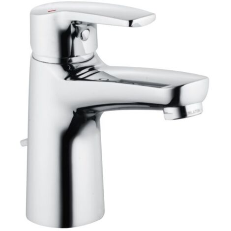 Heinrich Schulte alpha100 mitigeur lavabo monocommande Z058132-00010 projection 115mm, haut, chromé, avec garniture de vidage (1/3)