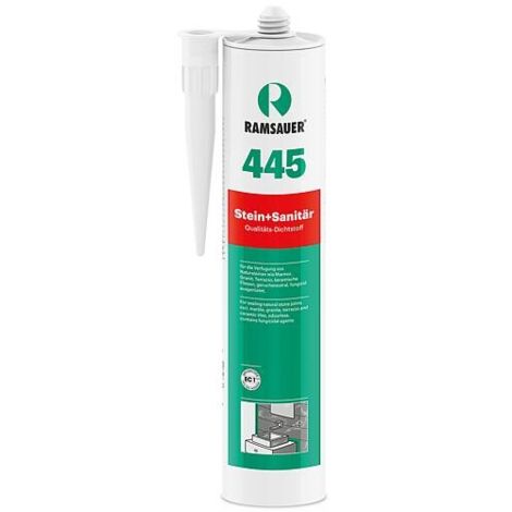 Silicone neutre RAMSAUER 445 pierre + sanitaire [jasmin] cartouche 310ml (1/2)