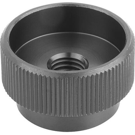 Ecrou molete DIN 6303 Filetagefemelle M 5 Acier , (1/2)